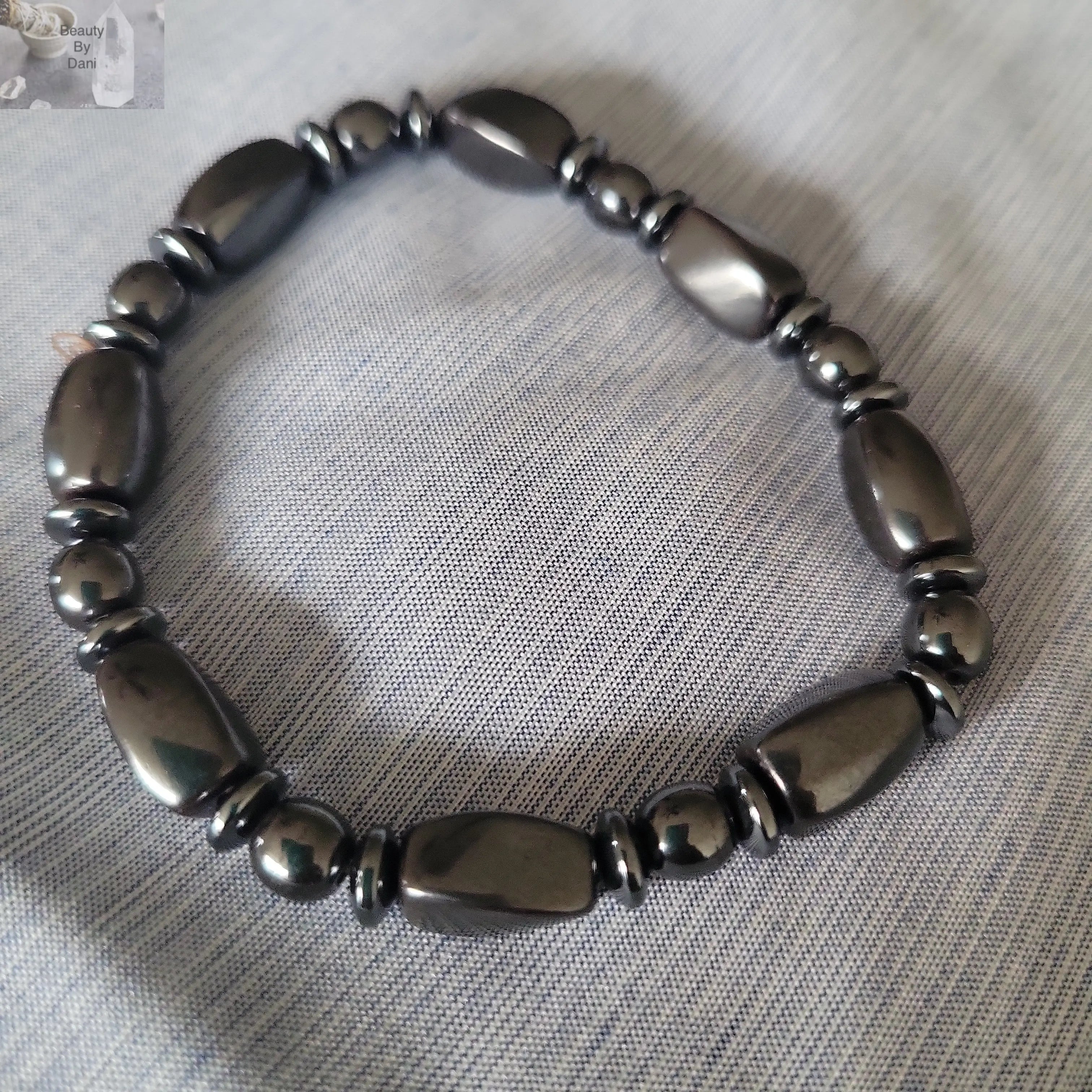 Hematite Healing Bracelet for Grounding and Balance