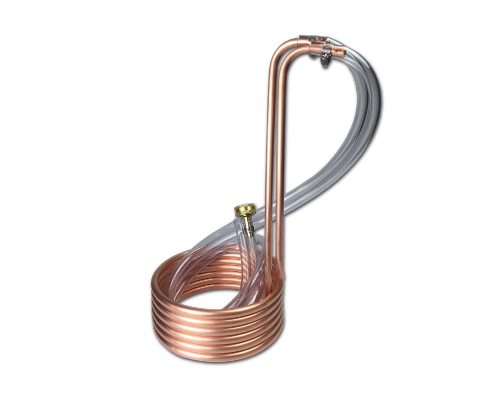 Compact Immersion Wort Chiller, Copper