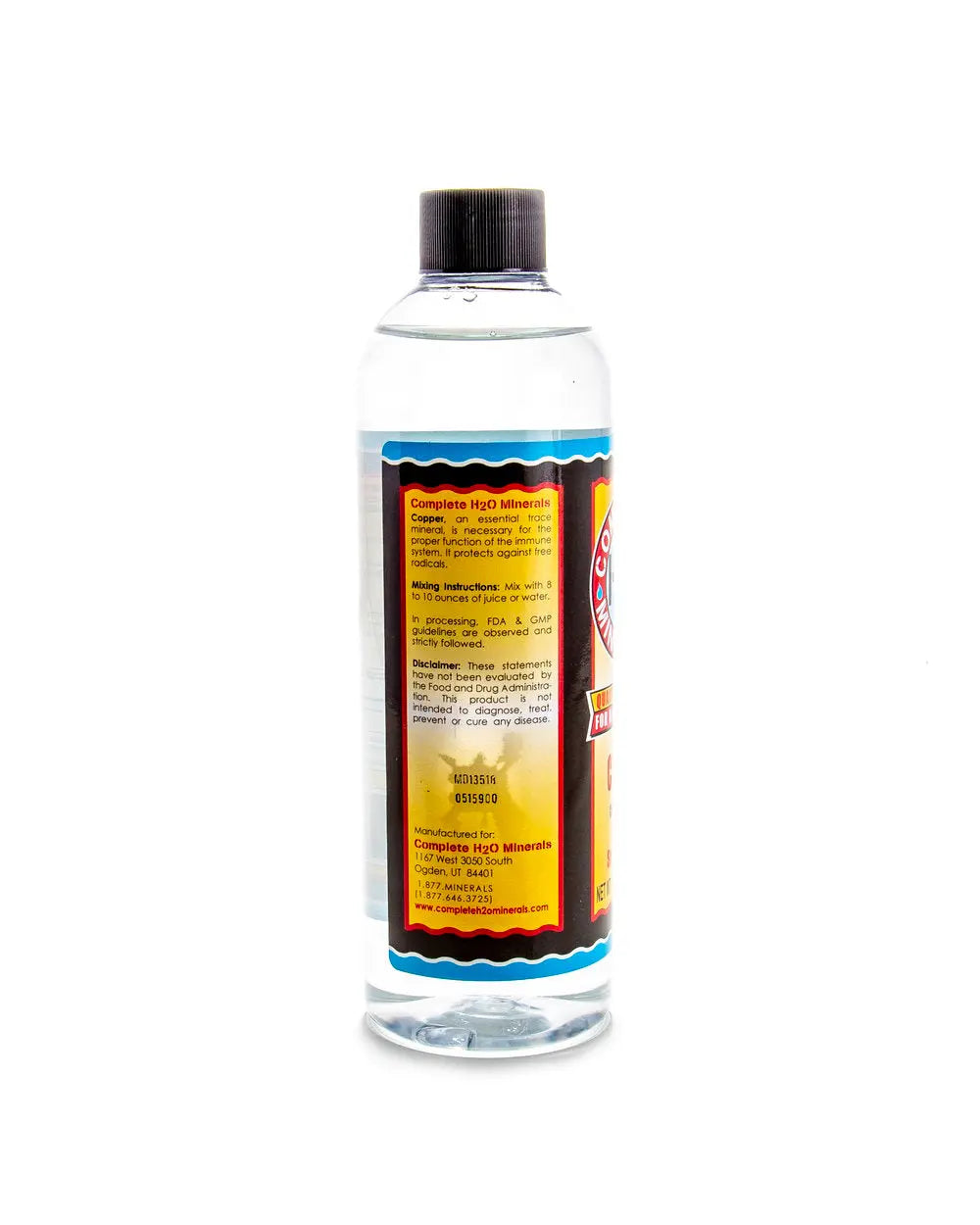 Copper (Cu) - Mineral Water