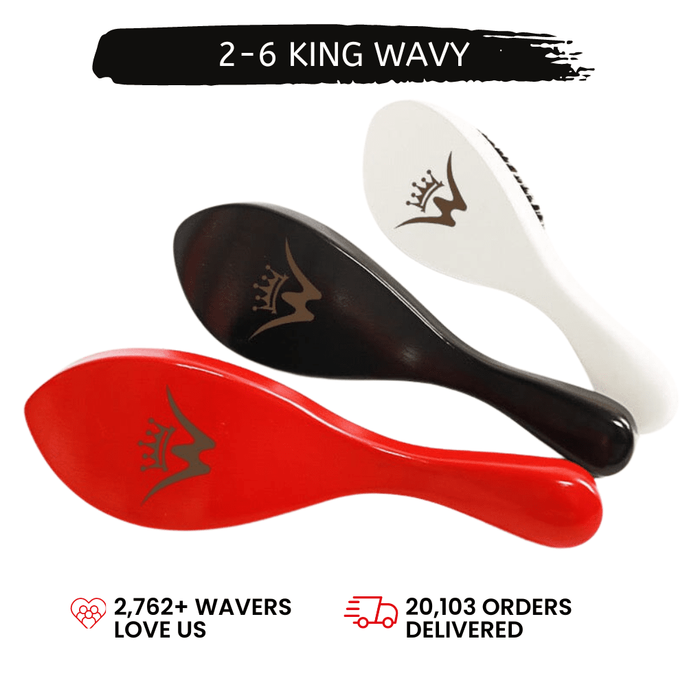 360 Wave Long Handle Curved Brush Premium Quality [All Variants]