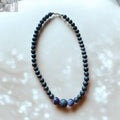 Lava and Amethyst Healing Necklace