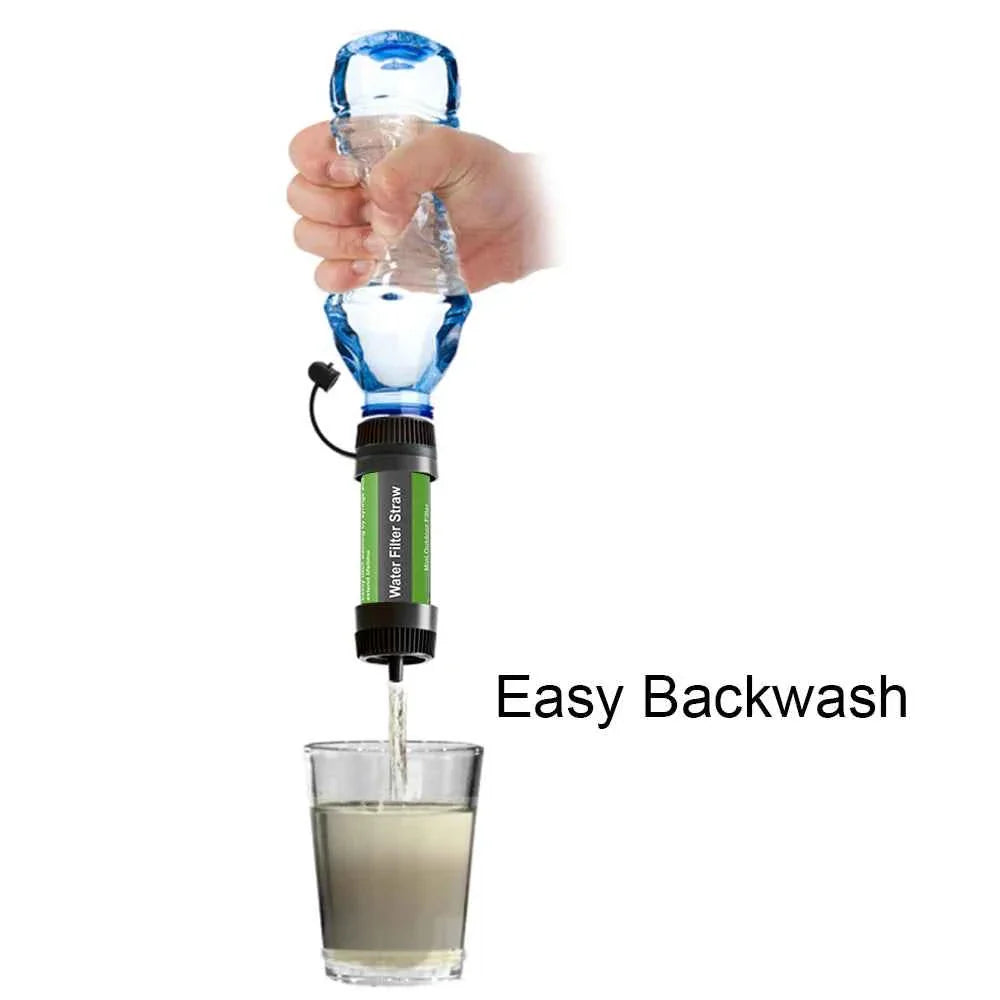 Portable Outdoor Water Filter Straw System