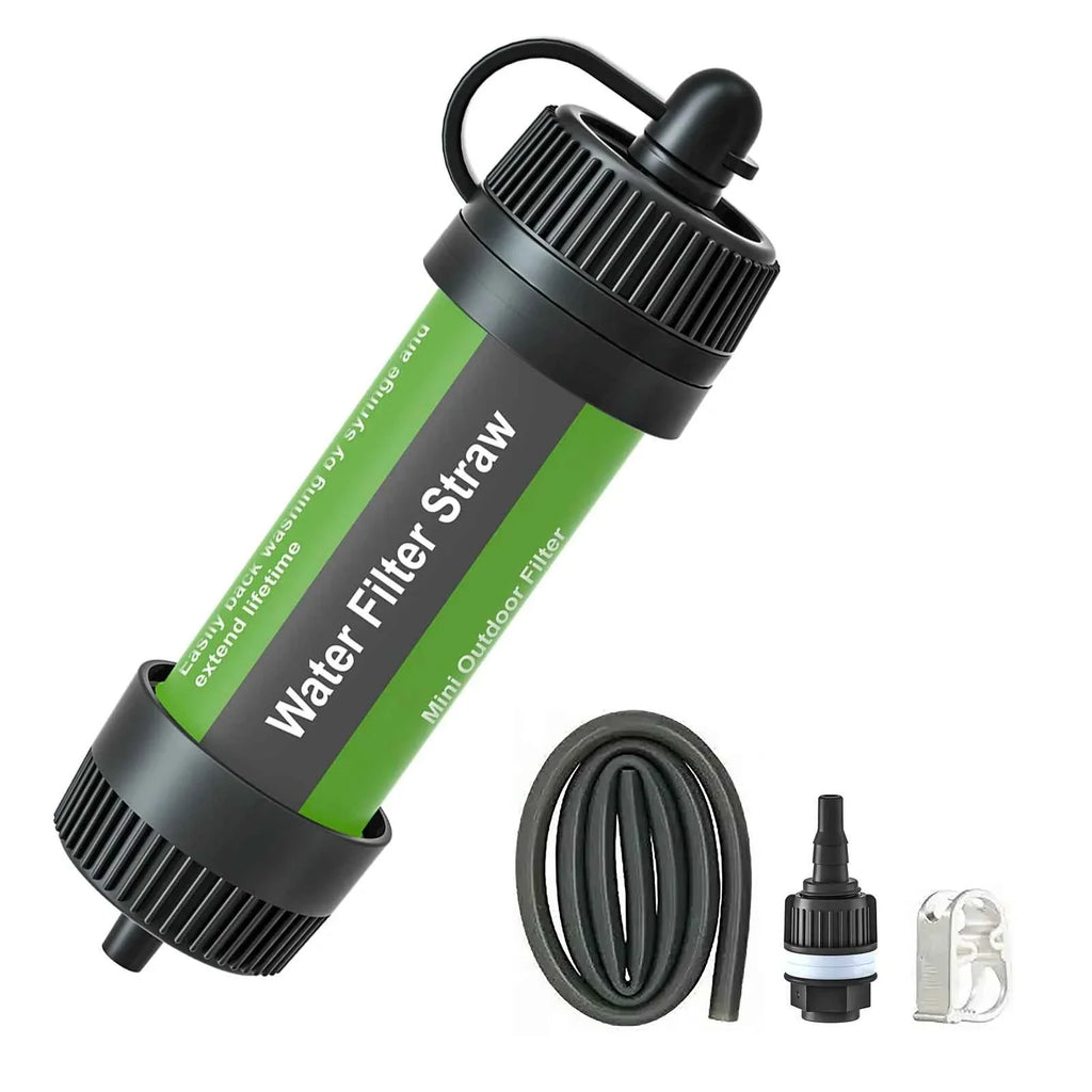 Portable Outdoor Water Filter Straw System