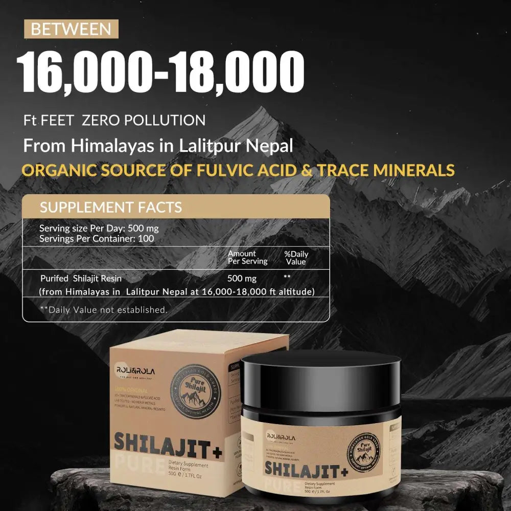 Shilajit Resin 50g Dietary Supplement